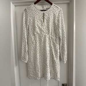 Womens Abercrombie and Fit h polka dot dress